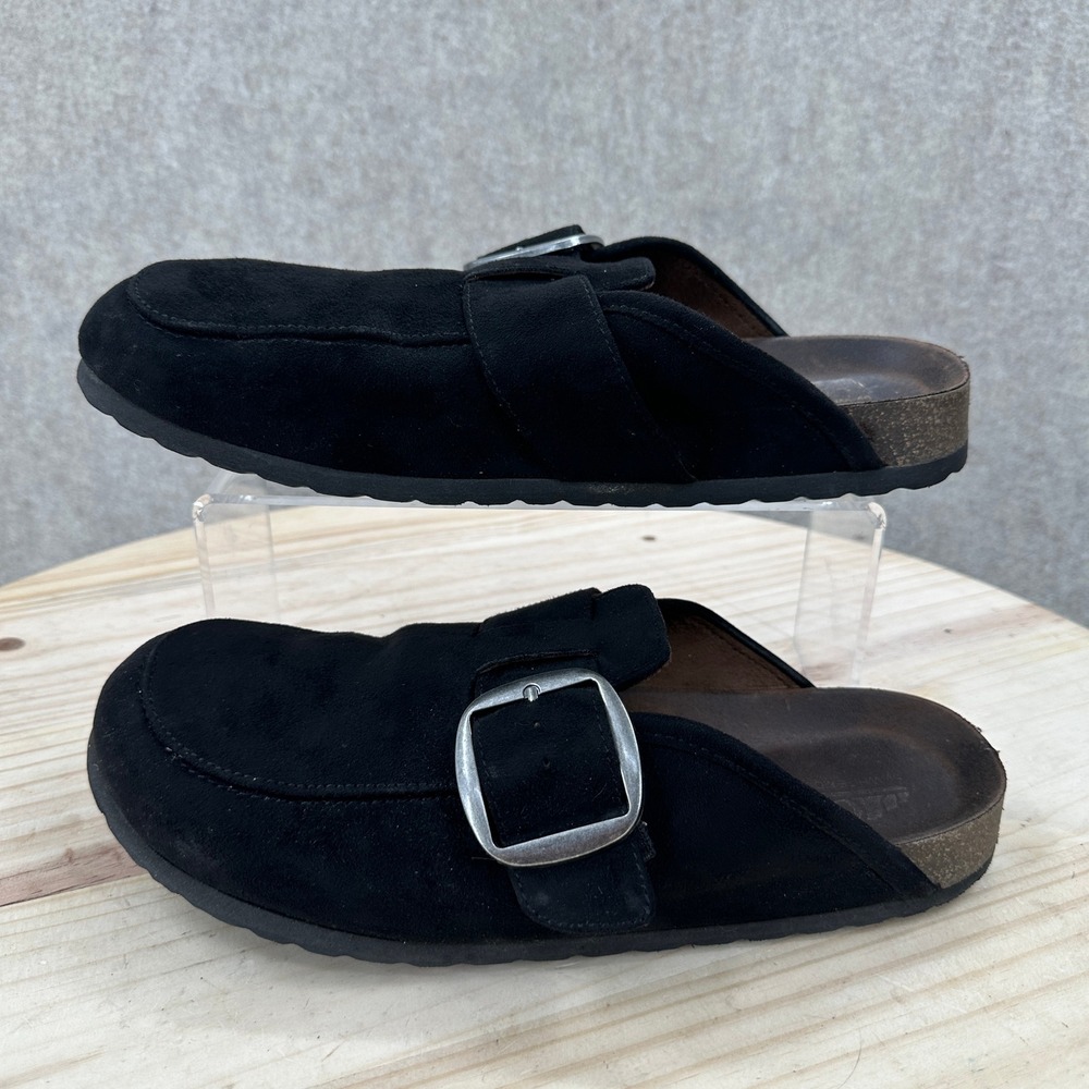 Cliffs White Mountain Brylee B Clogs Womens 10 Black Buckle Mules